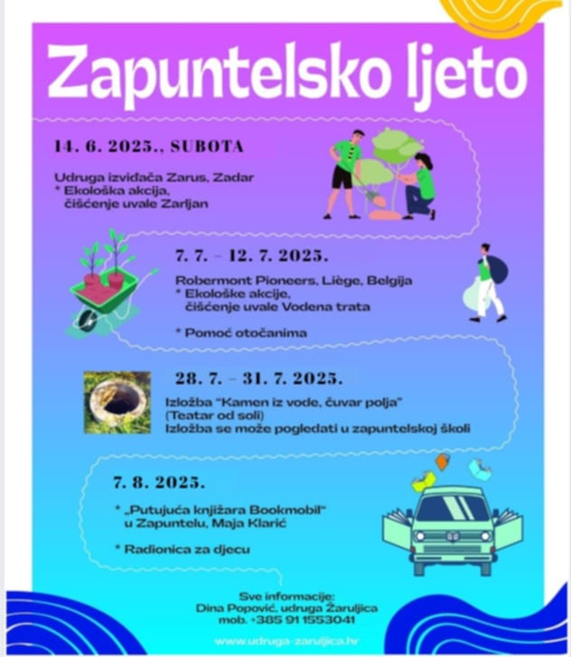 Plakat - Zapuntelsko ljeto 2025.